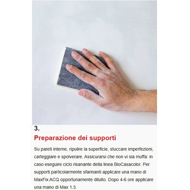 Vendita online Max 1.3 bianco monomano per interni 14 L